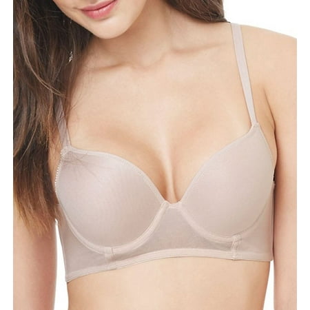 

OnGossamer G6954 Mesh Bump It Up Crop Bustier Bra