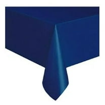Rectangular 54" x 84" Navy Plastic Table Covers, 3 Count, by Way To Celebrate