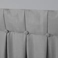 thumbnail image 3 of Exclusive Home Curtains Loha Linen Button Top Curtain Panel Pair, 84" Length, Dove Grey, 3 of 6