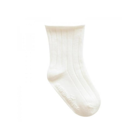 

Baby Solid Color Athletic Non-Slip Socks Toddler Infant Warm Sole Soft Sock