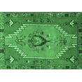 thumbnail image 1 of Ahgly Company Indoor Rectangle Persian Emerald Green Traditional Area Rugs, 8' x 12', 1 of 4