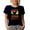 Navy Blue, variant on Retro Humorous Guess What, Chicken Butt Saying, Black T-Shirt, XL