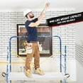 thumbnail image 4 of BeesClover Aluminum Telescoping Work Plank, 440 LBS Capacity, Adjustable Extension Work Platform, Non-Slip Textured Scaffolding Plank, Lightweight Ladder Board for Painting, Roofing, 4 of 7