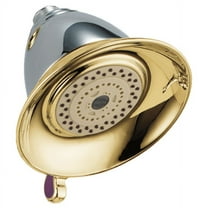 Delta Universal Showering Components Premium 3-Setting Shower Head in Chrome/Brass