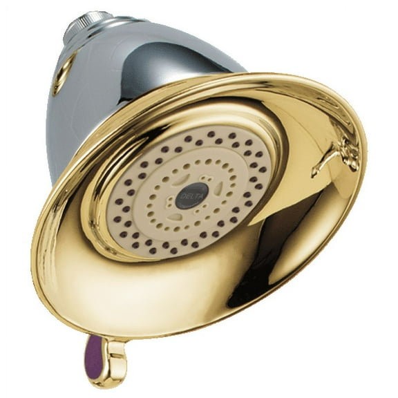 Delta Universal Showering Components Premium 3-Setting Shower Head in Chrome/Brass