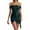 Green, variant on Women's Sequin Dresses off Shoulder Pleated Tight Short Prom Dress Formal Party Gowns Red XS
