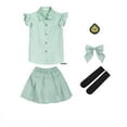 thumbnail image 4 of Boys Girls School Uniform Kids Beautiful Photograph Dress Children Graduation Performance Ceremony Dance Kindergarten Costume, 4 of 6