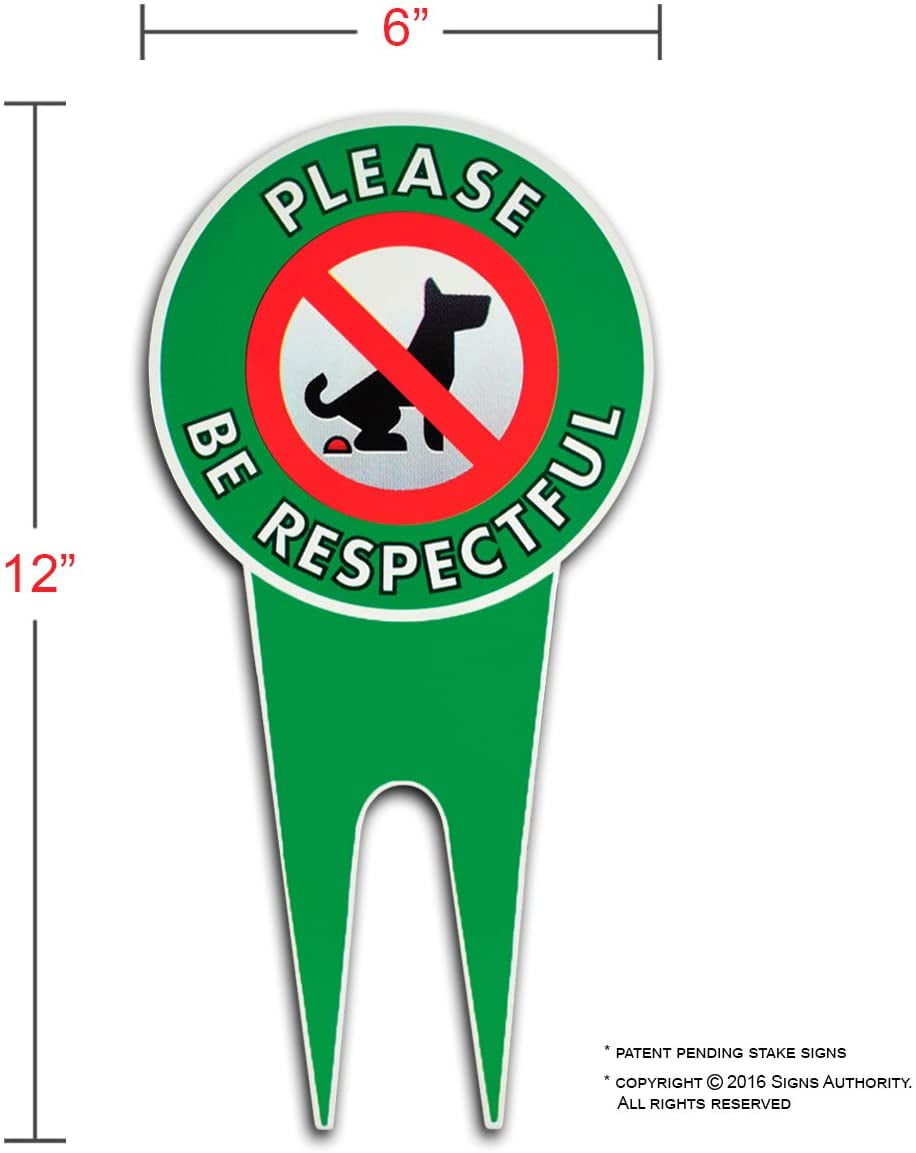 Buy No Poop Dog Signs | Stop Dogs From Pooping On Your Lawn | Sign ...