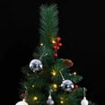 thumbnail image 2 of Árbol de Navidad Artificial Plegable vidaXL con Luces LED 180 cm Verde, 2 of 8