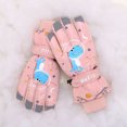 thumbnail image 5 of Hwmodou Warm Toddler Mittens Winter Gloves Kids Boys Girls Soft Wool Lined Gloves Full Finger Children Thermal Knit Gloves, 5 of 7