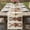 Brown, variant on Table Runner 72 Inches Long for Kitchen Dining, Happy Easter Dresser Scarf Farmhouse, Dining Table Decorations for Wedding/Parties, Vintage Brown Rabbits Love Heart Balloon 16 x 72 In