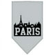 Paris Skyline Sérigraphie Bandana Gris Grand – image 1 sur 1
