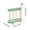 Green, variant on VWRXBZ Corner Shelf, 17.3 Inch Multi Layer Movable Plastic Storage Rack Large Capacity Layered Storage Rack with Wheels Living Room/bedroom/bathroom/kitchen Item Storage Rack Shelf Organizer