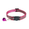 thumbnail image 2 of Walbest Reflective Polyester Breakaway Cat Collars with Bell Adjustable Small Pet Dog Puppies Black Green Orange Pink Red Sapphire Blue Yellow, 2 of 7