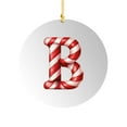 thumbnail image 2 of Christmas 26 Letters Candy Cane Hanging Ornaments, Acrylic Christmas Tree Candy Cane Alphabet Decoration Pendant, Christmas Candy Cane Ornament Xmas Tree Hanging Decor, 3.9 Inch, 2 of 6