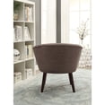 thumbnail image 2 of ACME Chaise d'Appoint Amari en Lin Gris Pierre, 2 of 4
