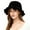 501_Black, variant on CYSFASHION Bucket Hats for Woman New Women's Autumn And Winter Fisherman Hats Solid Color High End Ruffled For Outdoor Sun And Warmth Beige