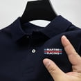 thumbnail image 5 of Summer New Men Casual Short Sleeve Polo Office Fashion Lapel T-shirt Men Breathable Polo Clothing Men, 5 of 6