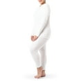 thumbnail image 4 of Fruit of the Loom Women's & Women's Plus Stretch Fleece Thermal Top and Bottom Set, 4 of 16