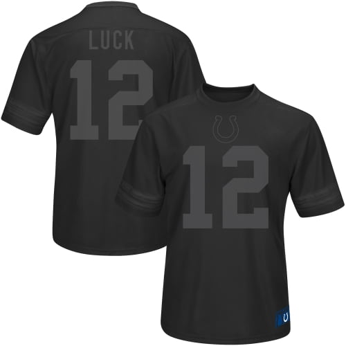 andrew luck black colts jersey