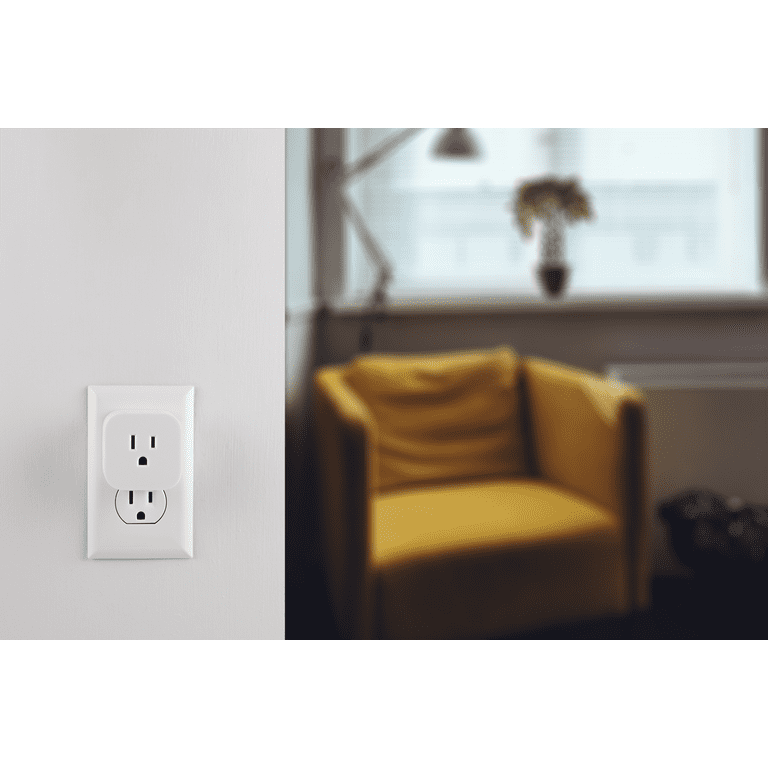 Enbrighten Smart Mini Wi-fi Plug Outlet Switch, 2 Pack - White (58683) for  sale online