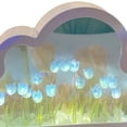 thumbnail image 2 of Luz De Noche De Tulipán Espejo de nube hecho a mano Lámpara de tulipanes Ornamento Espejo Tulipanes Flor Luz Decoración para el hogar Ndcxsfigh  Para estrenar, 2 of 3