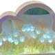 thumbnail image 2 of Espejo de nube hecho a mano Lámpara de tulipanes Ornamento Espejo Tulipanes Flor Luz Decoración para el hogar, 2 of 7