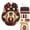 #02-Nutcracker(3.94), variant on KRONDO Christmas Patchwork Ornament DIY Kit, 5.9" Fabric Craft Set for Holiday Tree, Mantel & Gift Display