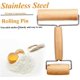 thumbnail image 3 of Rodillo de madera de doble cara para amasar masa, para hacer pasteles, tartas y pizzas, utensilios para hornear, 3 of 6
