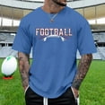 thumbnail image 2 of Sngxgn Mens Short Sleeve Gym Bodybuilding Tshirts Crewneck Tees Shirts Tops(Blue,L), 2 of 4