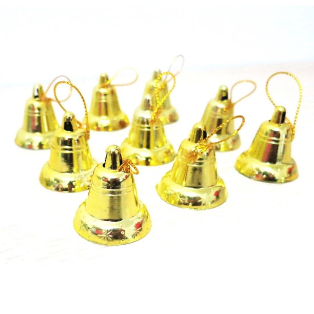 Árbol de Navidad Reloj de pared Campana Colgante Decoración de fiesta Adornos Navidad 9pc Wmkox8yii gf5749