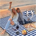 thumbnail image 4 of Manta de playa Genovega, impermeable, plegable, grande, 203 x 203 cm, 4 of 7