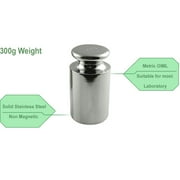 AMERICAN WEIGH SCALES Calibration Weight for Digital Scale, Chrome Plated, 300g