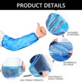 thumbnail image 3 of Tripumer 100 Pcs Disposable Arm Sleeves Covers 15.7 inch Waterproof PE Oversleeves Covers Plastic Waterproof Oversleeves Protector Covers Blue, 3 of 8