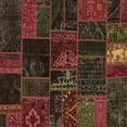 thumbnail image 1 of Ahgly Company Indoor Square Oriental Brown Modern Area Rugs, 4' Square, 1 of 4
