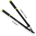 thumbnail image 2 of 28" Garden Bypass Lopper with Steel Blade, Tree Trimmer Branch Cutter for 1.5’’ Cutting Capacity, 2 of 7