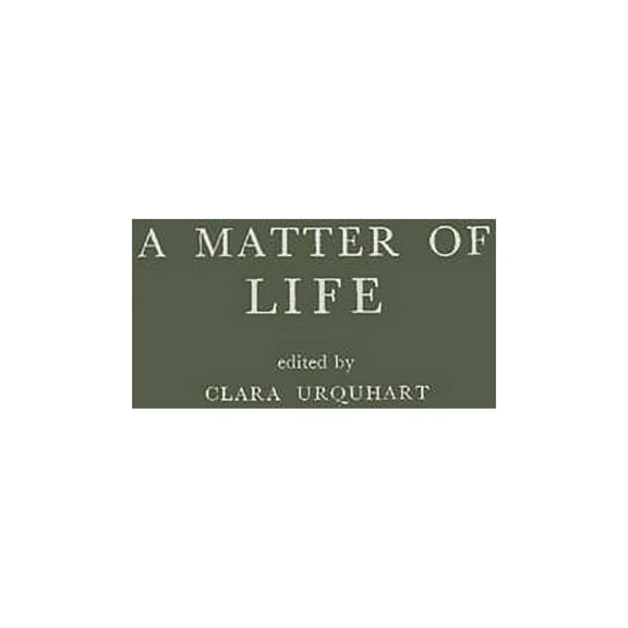 A Matter of Life, (Hardcover)