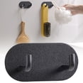 thumbnail image 2 of Heavy Duty Adhesive Hooks, Metal Wall Mount Hooks, Punch-Free Towel & Key Holder for Bathroom, Kitchen & Entryway, Strong Stick-on Decorative Hooks for Coats, Bags, Robes, Clothes,Black, 2 of 8