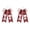 Brown, variant on Two Colorful Cheerleader Pin Me Keyrings Great Gift For Friend And Family