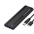 thumbnail image 1 of Sidaley Caja de carcasa M2 SSD NVME SATA Protocolo dual Cartucho de disco duro Adaptador M.2 a USB Cajas de disco NGFF Herramienta Cables de computadora SATA de 5 Gbps, 1 of 6