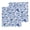 DodgerBlue, variant on Boho Blue Floral Kitchen Dish Towels for Drying Dishes Set of 2, Farmhouse Botanical Vintage Paisley Flower Waffle Weave Microfiber Hand Tea Bathroom Towels Quick Dry & Absorbent Towel 12x12