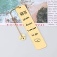 thumbnail image 7 of Bronze Gift for 8th Anniversary, 8th Anniversary Bronze Gift for Him Her Women Men, 8 Year Wedding Anniversarys Bookmark Gift for Couple Husband Wife Girlfriend Boyfriend, Happy Anniversarys Bookmark, 7 of 7