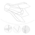 thumbnail image 4 of BRIGHTFUFU Wire Lamp Shade Frame Iron White Custom Shape Replacement for Old Light Frame for Table Lamp 1Set, 4 of 8