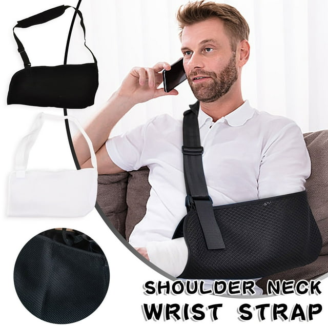 Arm Support,Wrist Elbow Dislocation Relief,Breathable Mesh Shoulder Sling,Men & Women,Comfortable Strap,Dislocated Shoulder Support,Arm Sling for Fracture,Post-Surgery Care,Lightweight,Easy to Wear