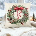 thumbnail image 2 of Christmas Pillow Cover Holiday Decoration Sofa Decoration Linen Pillow Home Sofa Holiday Decoration Pillow Cover, 2 of 6