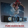 thumbnail image 3 of Pyle Home Theater Soundbar Speaker - Wave Base Streaming Tabletop Stand Mount TV Digital System with AUX/Digital Optical Audio Connector Jacks/USB Port, HDMI /ARC, Full Sound Reproduction, 3 of 7