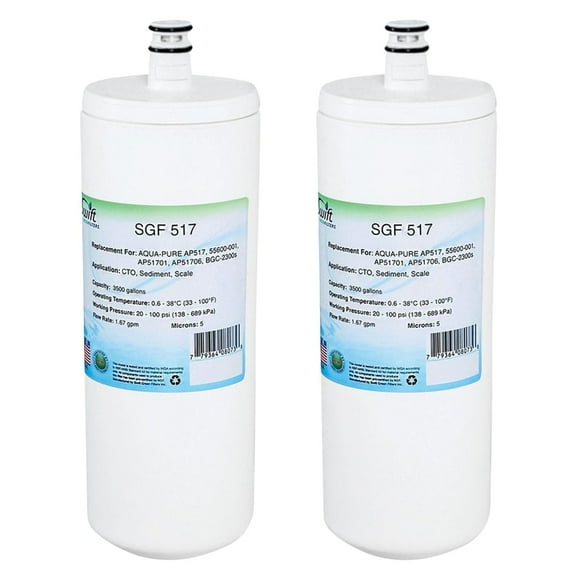 Swift Green Filters SGF-517 Compatible Commercial Water Filter for CFS 517 , Made in USA (Pack of 2)