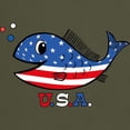 thumbnail image 3 of CafePress - American Fishy Dark T Shirt - Men's Classic Graphic Cotton T-Shirt, 3 of 4