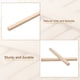 thumbnail image 3 of Varillas de madera Uxcell de 3/8 pulgadas, palos de 10 pulgadas de largo, listones de madera cuadrados, 30 piezas, 3 of 6