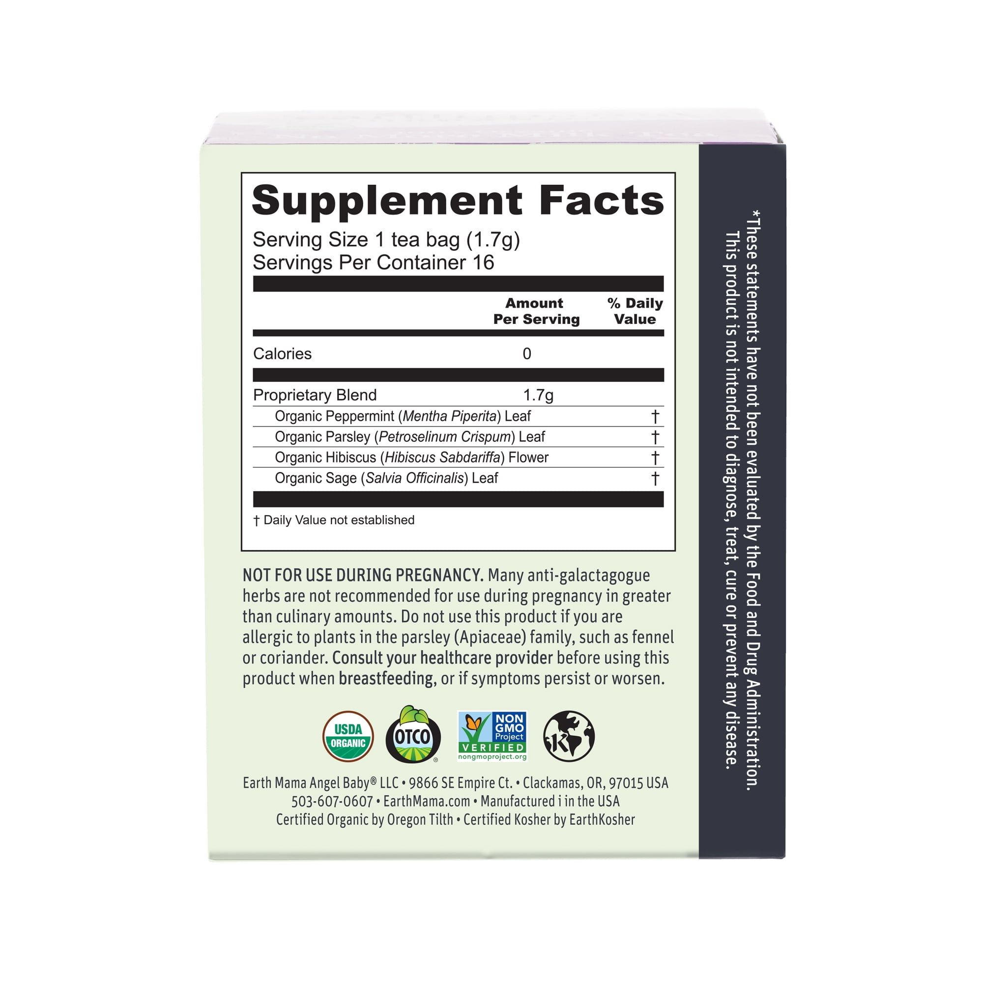 earth mama no more milk tea